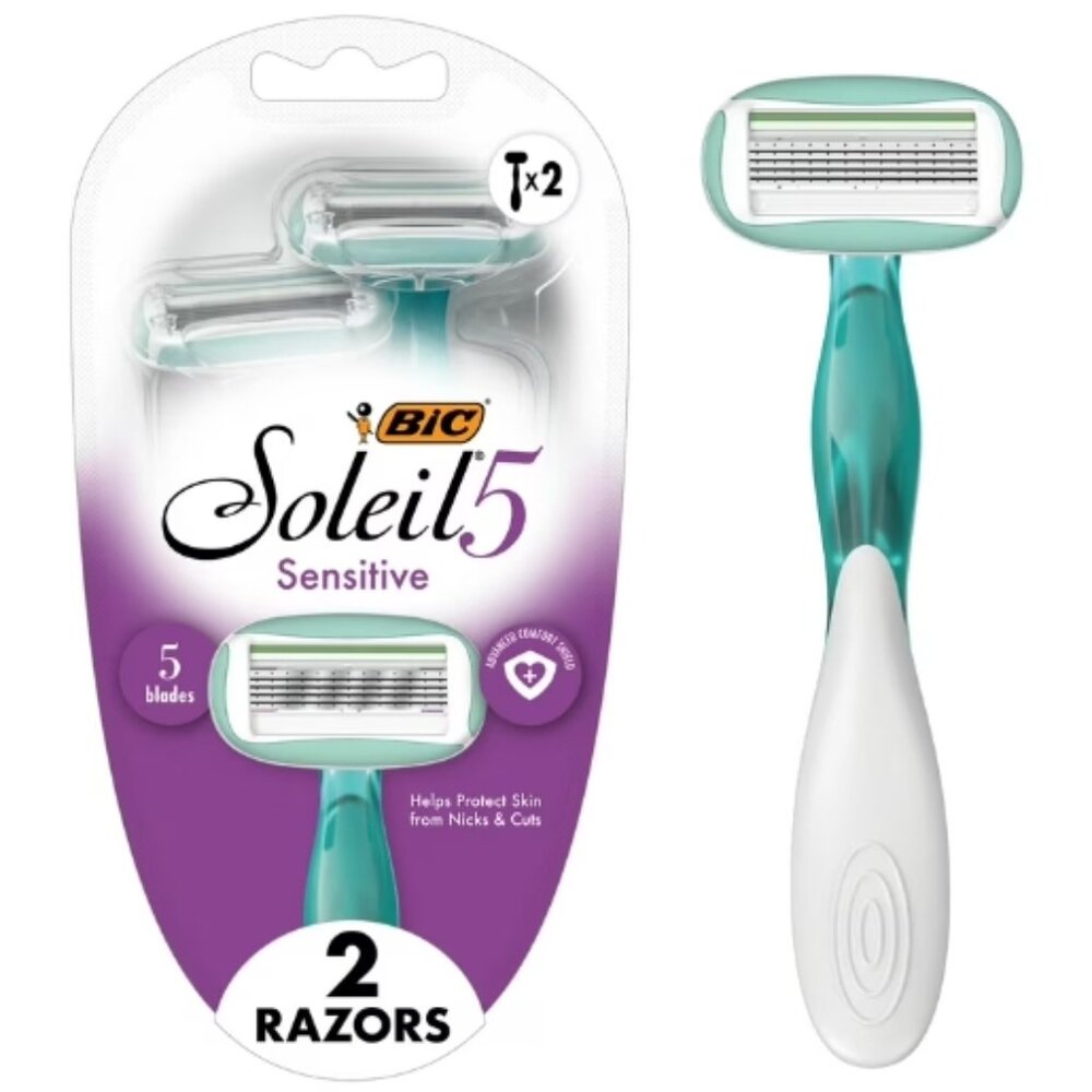 BIC Soleil 5 Women's Sensitive Disposable 5-Blade Razors - Picture 3 of 4